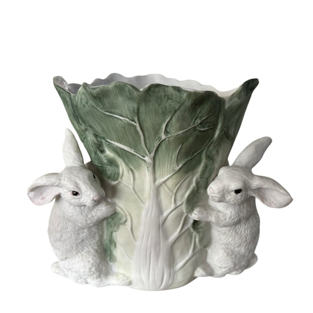 Vintage Jubilee Rabbit lettuce Vase